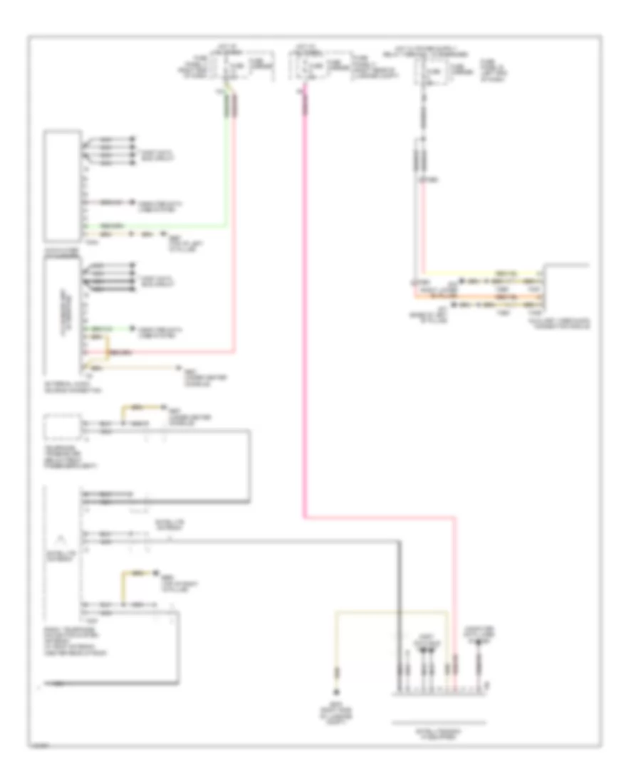 Radio Wiring Diagram Standard 2 of 2 for Audi Q7 Premium Plus 2014