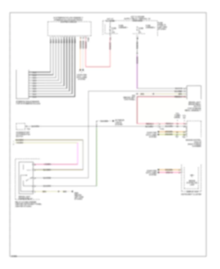 Anti lock Brakes Wiring Diagram 2 of 2 for Audi Q7 Premium Plus 2014