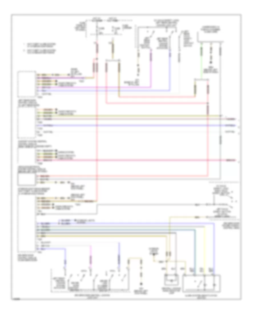 Anti theft Wiring Diagram 1 of 2 for Audi Q7 Premium Plus 2014