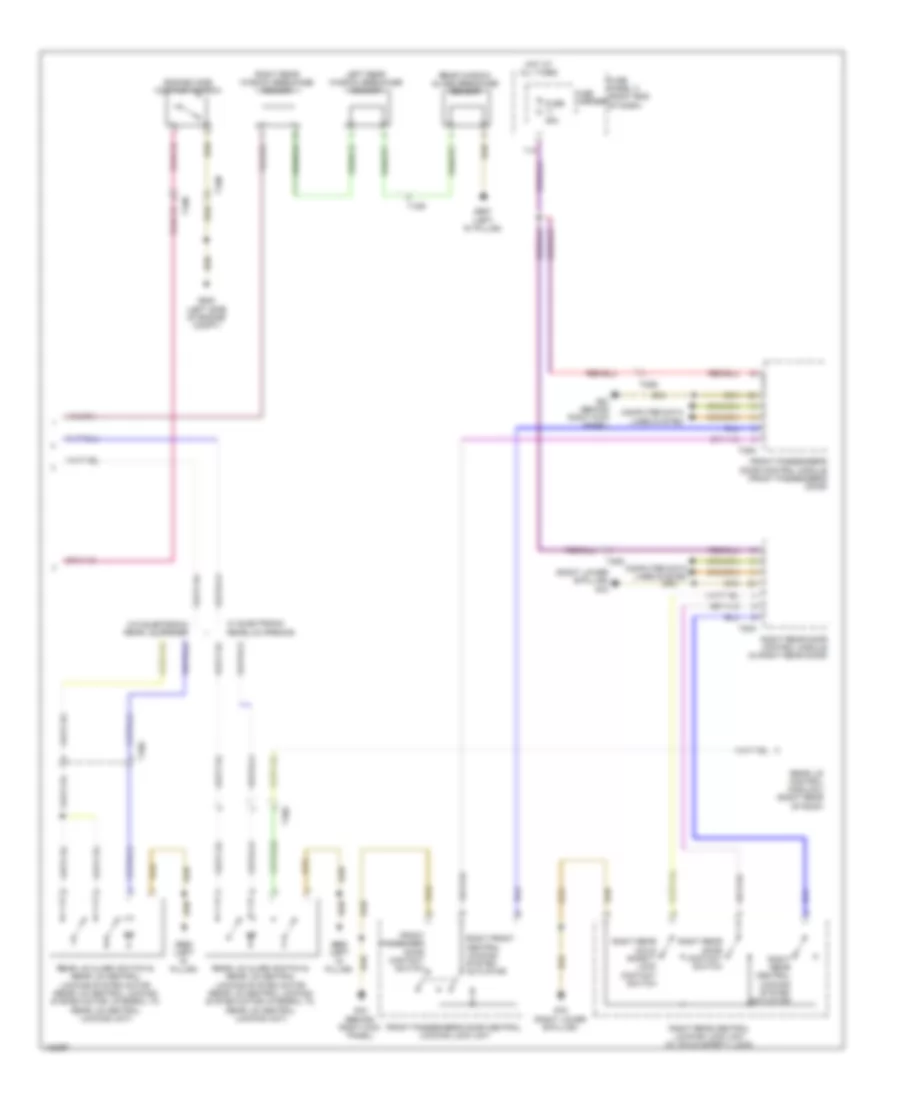 Anti theft Wiring Diagram 2 of 2 for Audi Q7 Premium Plus 2014