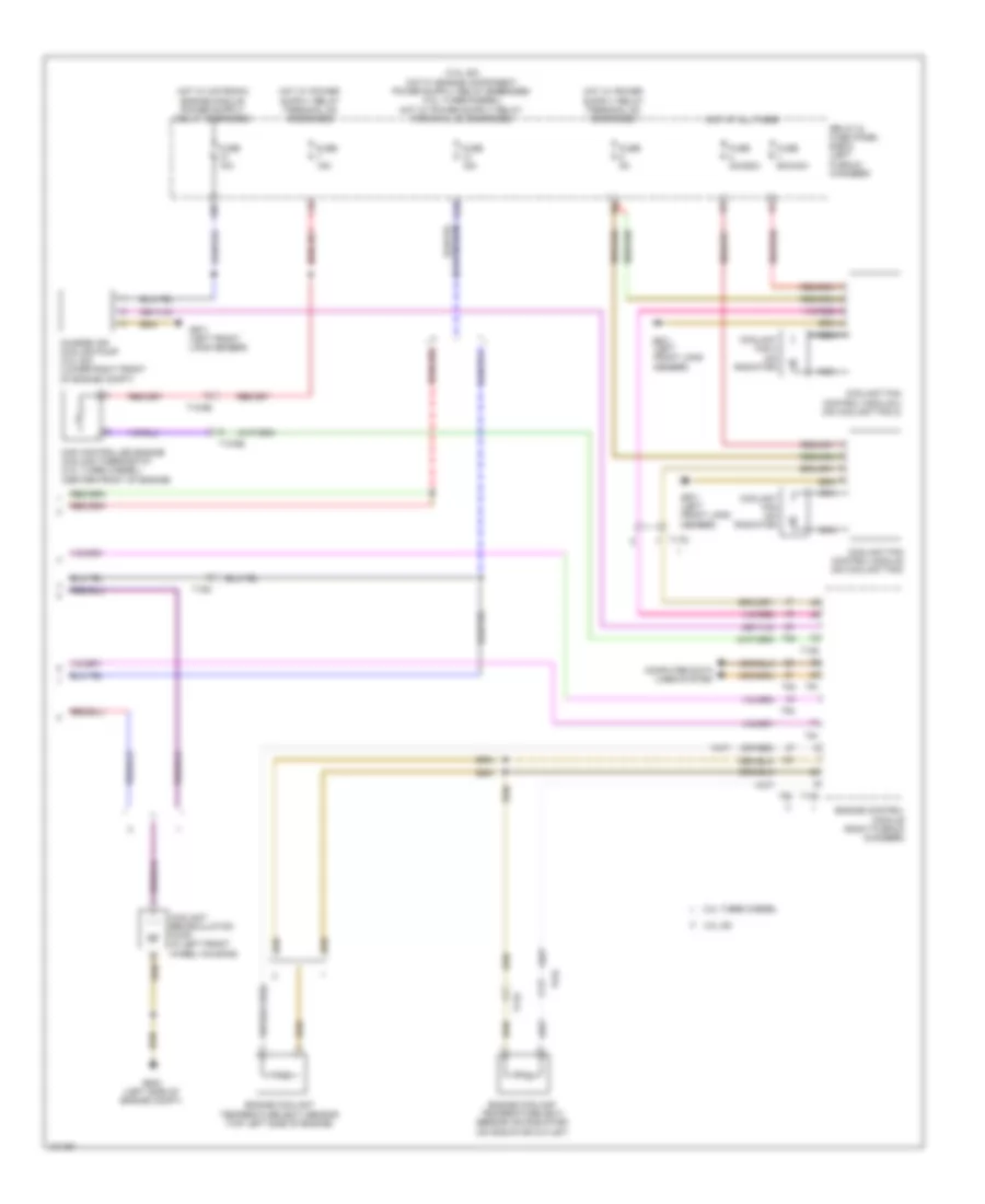 Cooling Fan Wiring Diagram 2 of 2 for Audi Q7 Premium Plus 2014