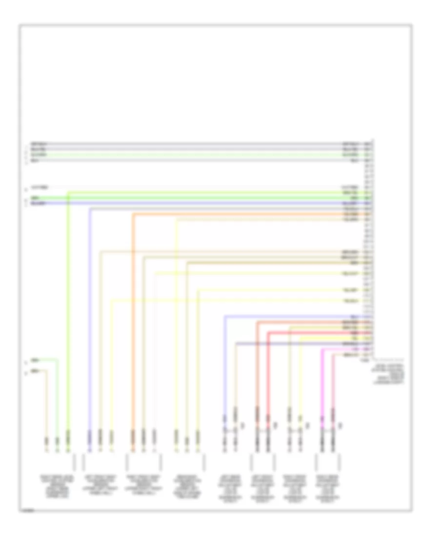 Electronic Suspension Wiring Diagram 3 of 3 for Audi Q7 Premium Plus 2014