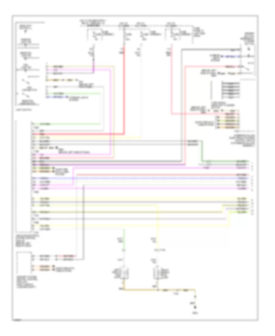 Headlights Wiring Diagram with Bi Xenon with Cornering Headlights 1 of 3 for Audi Q7 Premium Plus 2014