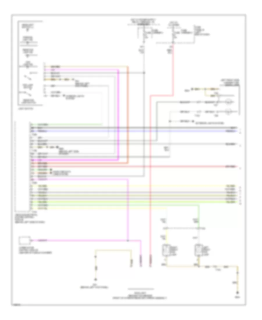 Headlights Wiring Diagram without Bi Xenon Headlights 1 of 2 for Audi Q7 Premium Plus 2014