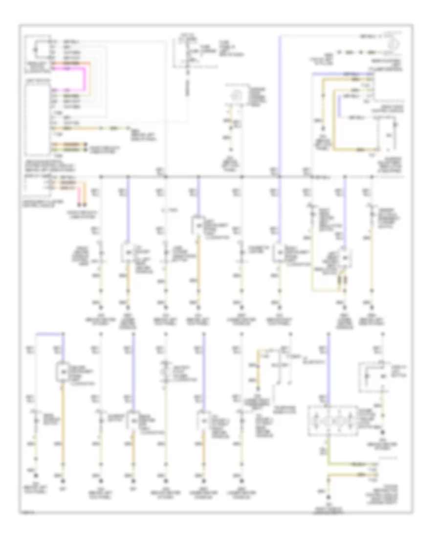 Instrument Illumination Wiring Diagram 1 of 3 for Audi Q7 Premium Plus 2014