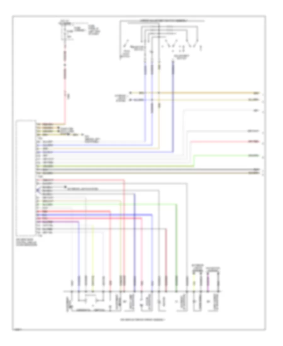 Memory Mirrors Wiring Diagram 1 of 2 for Audi Q7 Premium Plus 2014