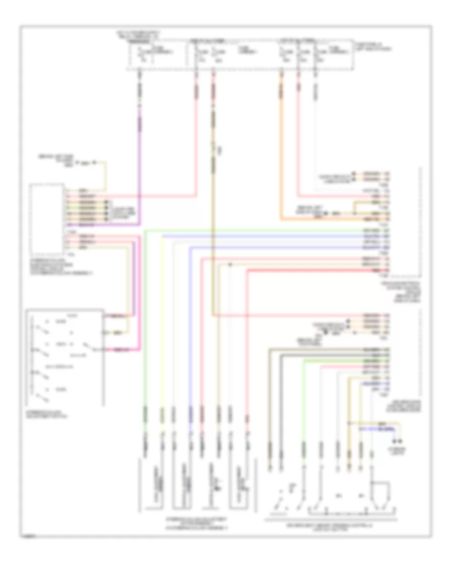 Steering Column Memory Wiring Diagram for Audi Q7 Premium Plus 2014