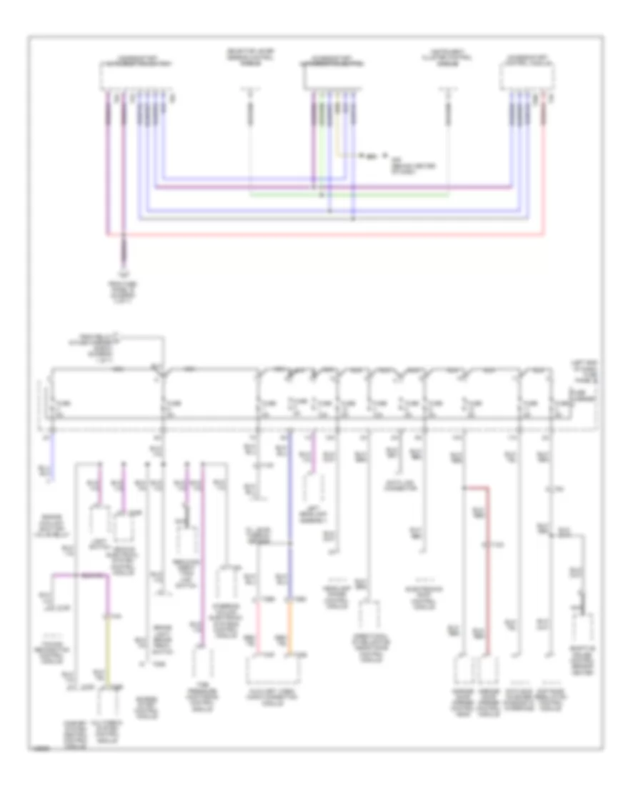 3 0L Turbo Diesel Power Distribution Wiring Diagram 2 of 7 for Audi Q7 Premium Plus 2014