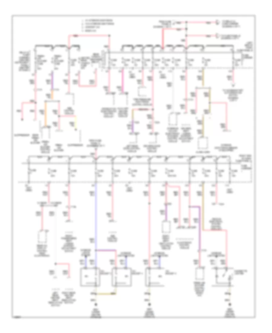 3 0L Turbo Diesel Power Distribution Wiring Diagram 3 of 7 for Audi Q7 Premium Plus 2014