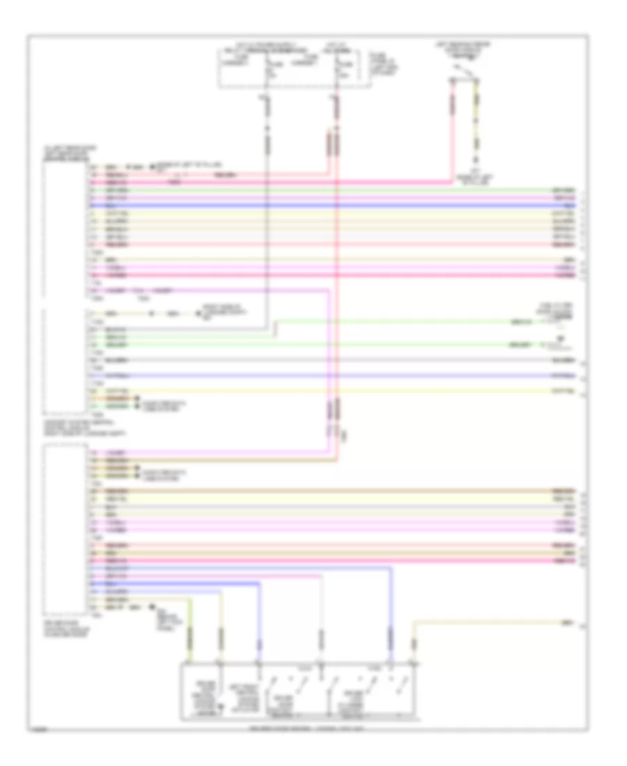 Power Door Locks Wiring Diagram 1 of 4 for Audi Q7 Premium Plus 2014