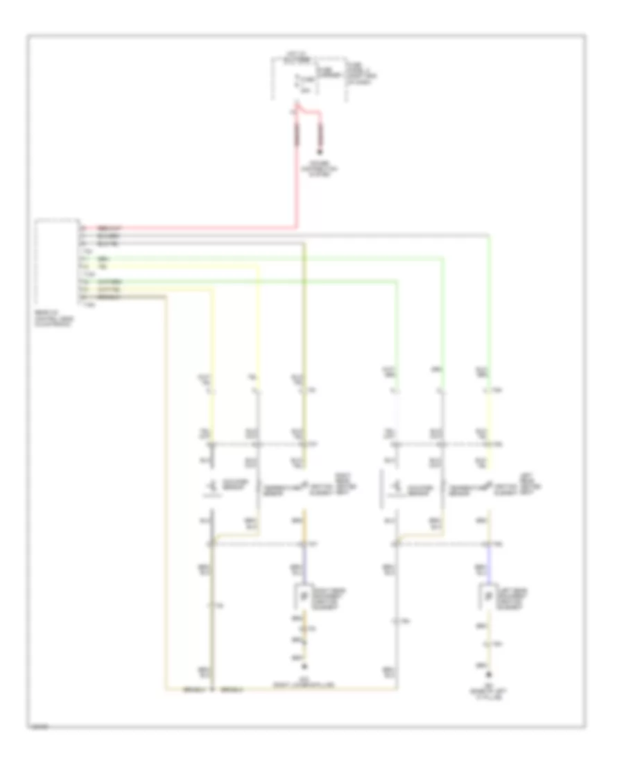 Rear Heated Seats Wiring Diagram with Rear Climatronic for Audi Q7 Premium Plus 2014