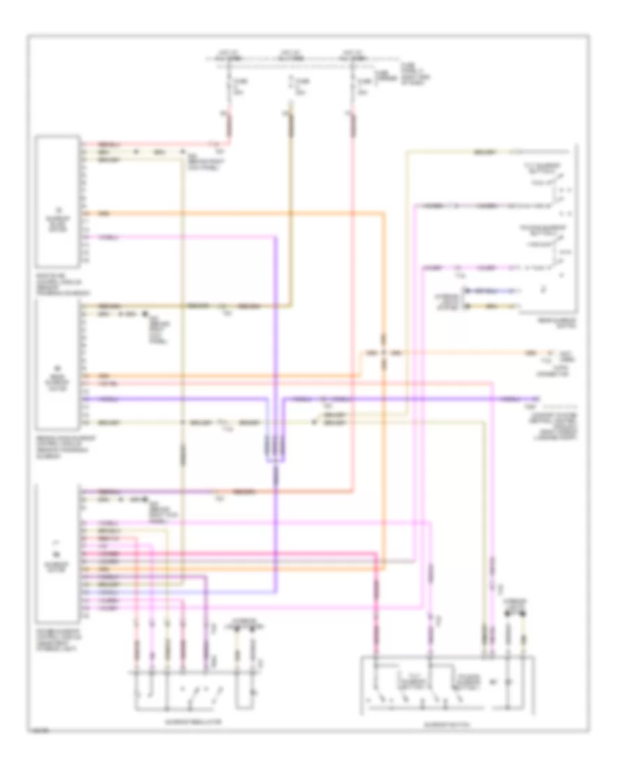 Power Top Sunroof Wiring Diagram for Audi Q7 Premium Plus 2014