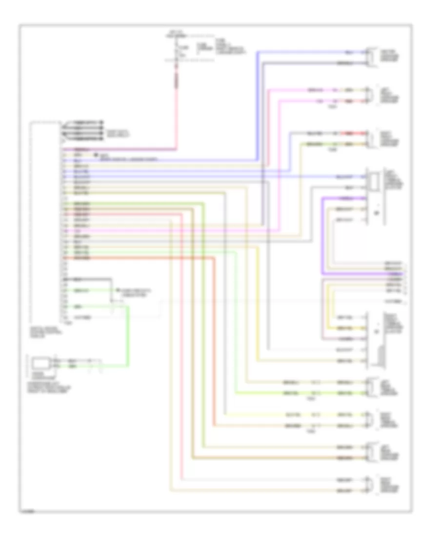 Radio Wiring Diagram DSP Radio with Bang  Olufsen 1 of 3 for Audi Q7 Premium Plus 2014