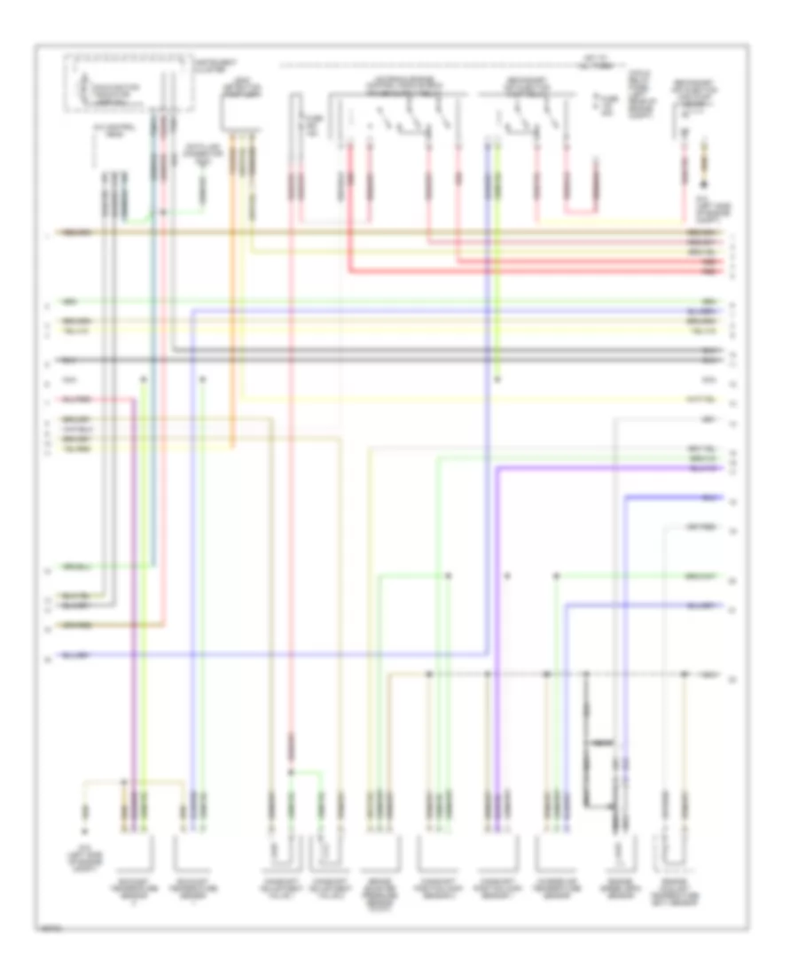 2.7L Turbo, Engine Performance Wiring Diagram (2 of 4) for Audi allroad Quattro 2004