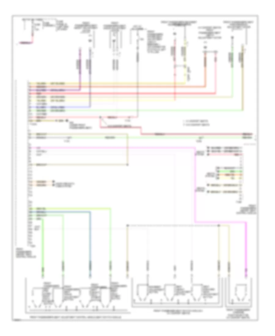Memory Seat Wiring Diagram 3 of 4 for Audi A7 Premium Plus 2013