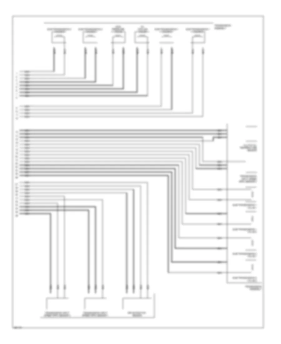 AT Wiring Diagram, without Direct Shift (2 of 2) for Audi S5 Quattro 2008