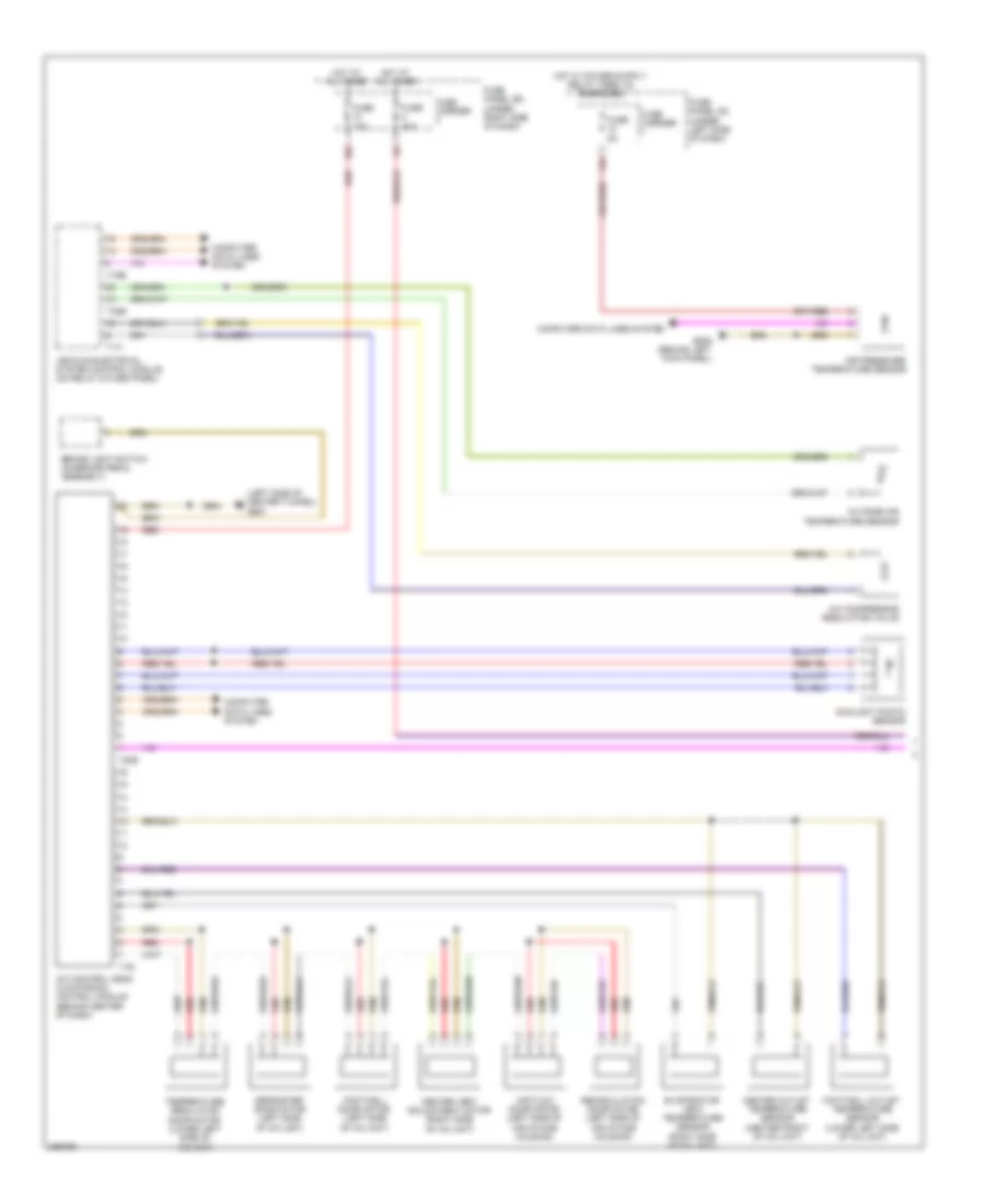 Automatic AC Wiring Diagram, Basic (1 of 2) for Audi S5 Quattro 2008
