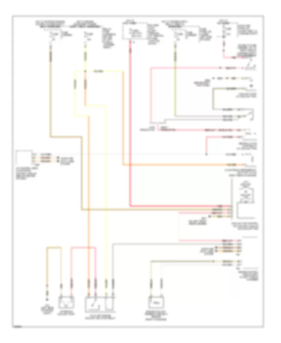 Cooling Fan Wiring Diagram for Audi S5 Quattro 2008