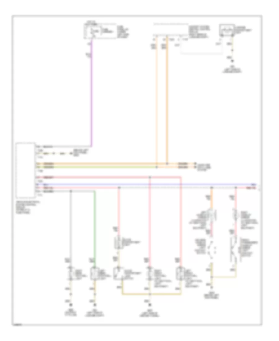 Courtesy Lamps Wiring Diagram 1 of 2 for Audi S5 Quattro 2008