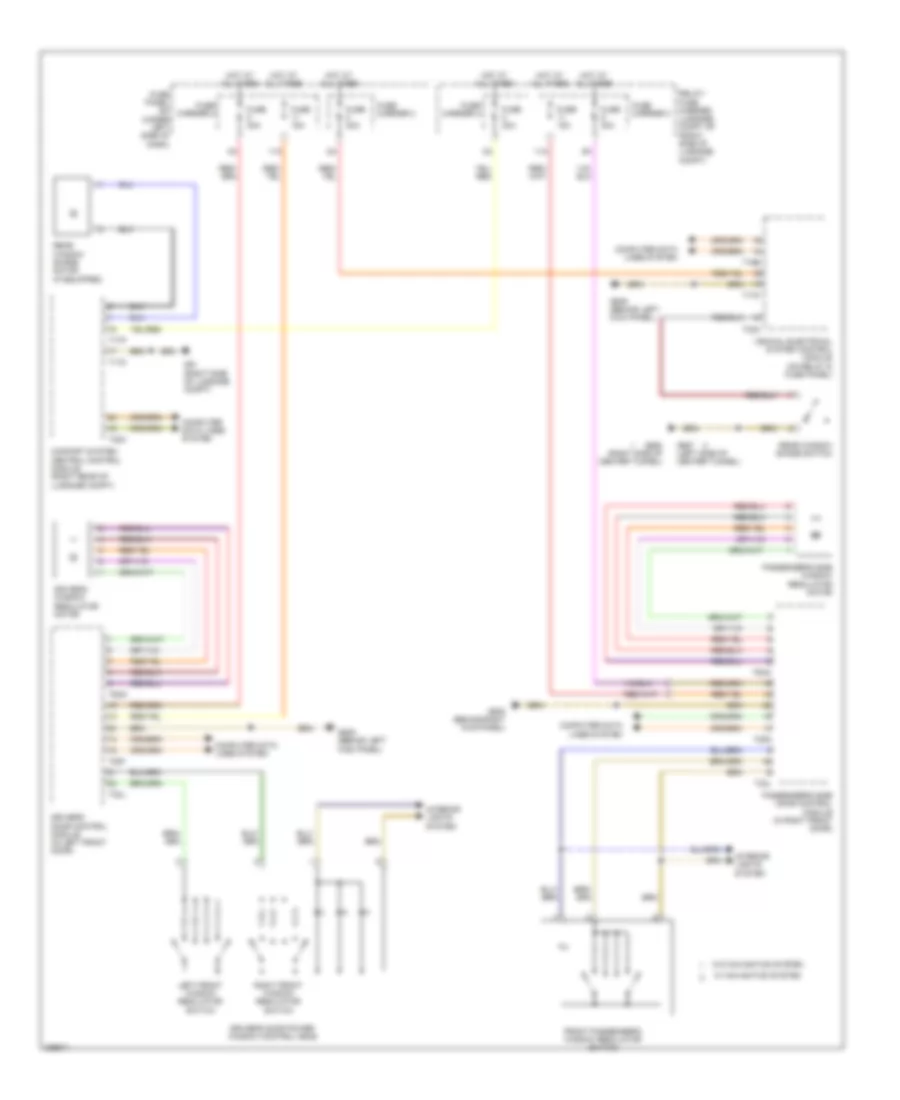 Power Windows Wiring Diagram for Audi S5 Quattro 2008