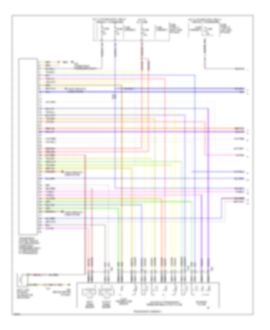 Transmission Wiring Diagram 1 of 3 for Audi Q7 Prestige 2014