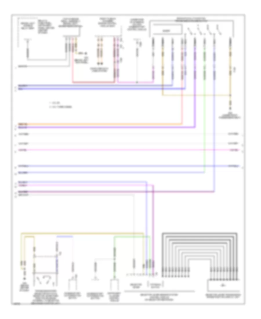 Transmission Wiring Diagram 2 of 3 for Audi Q7 Prestige 2014