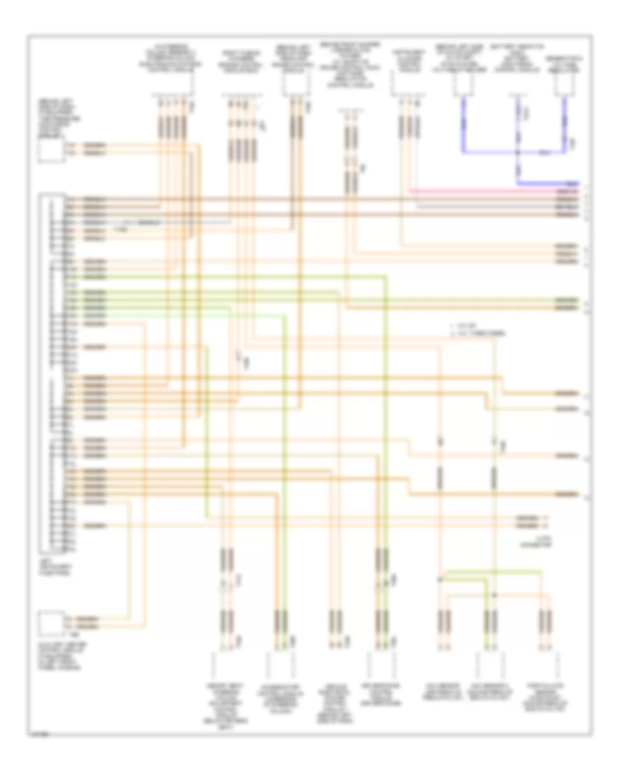 Computer Data Lines Wiring Diagram 1 of 3 for Audi Q7 Prestige 2014