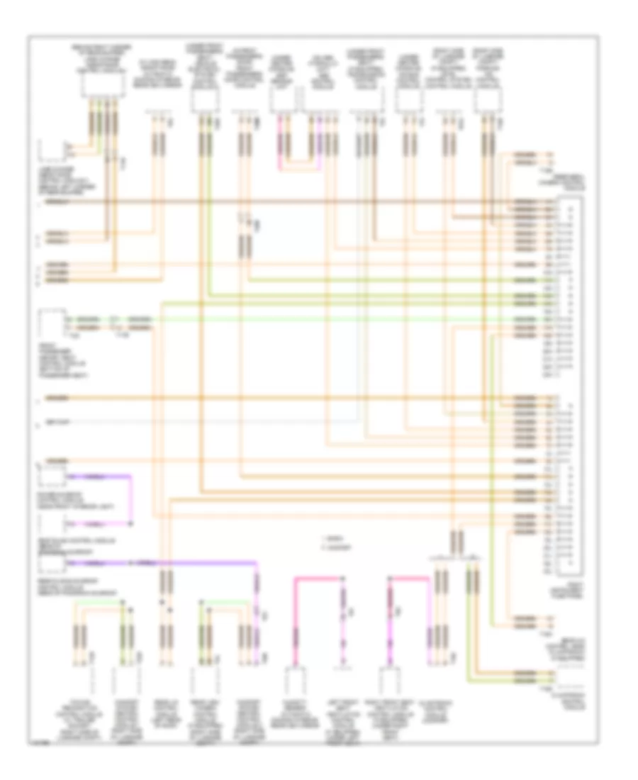 Computer Data Lines Wiring Diagram (3 of 3) for Audi Q7 Prestige 2014