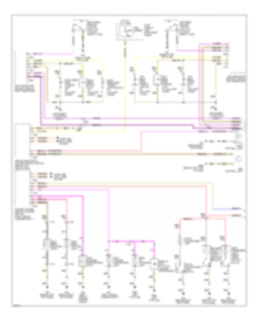 Courtesy Lamps Wiring Diagram 1 of 2 for Audi Q7 Prestige 2014