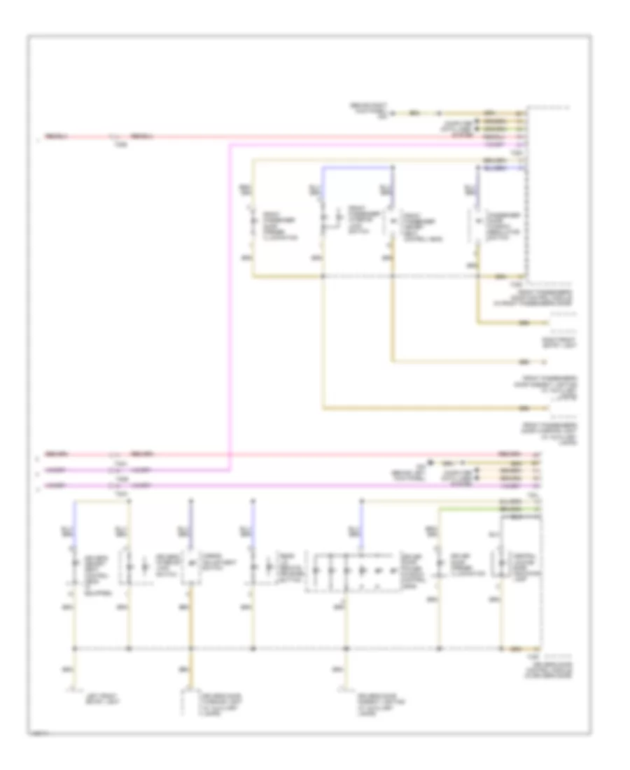 Instrument Illumination Wiring Diagram 3 of 3 for Audi Q7 Prestige 2014