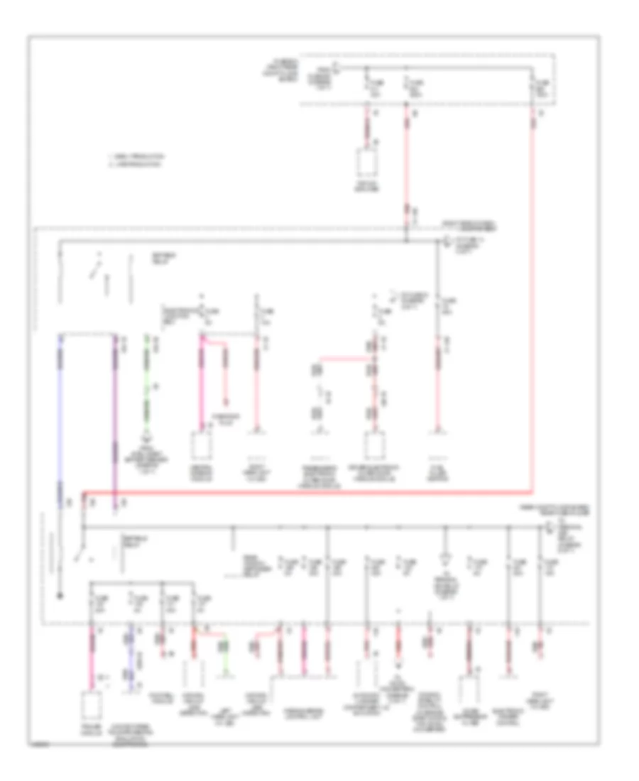 Электросхема блока предохранителей и реле (2 из 7) для BMW X3 xDrive28i 2014