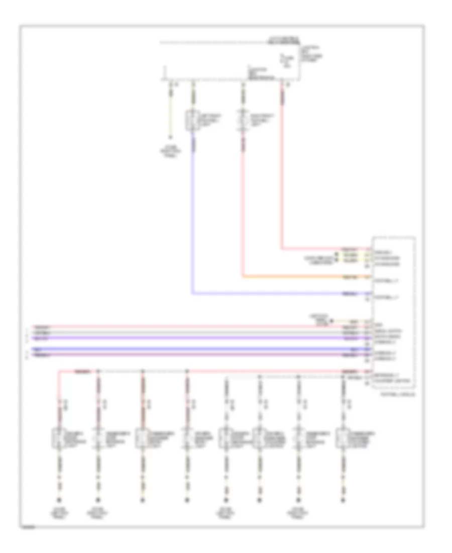 Электросхема подсветки (3 из 3) для BMW 550i 2012