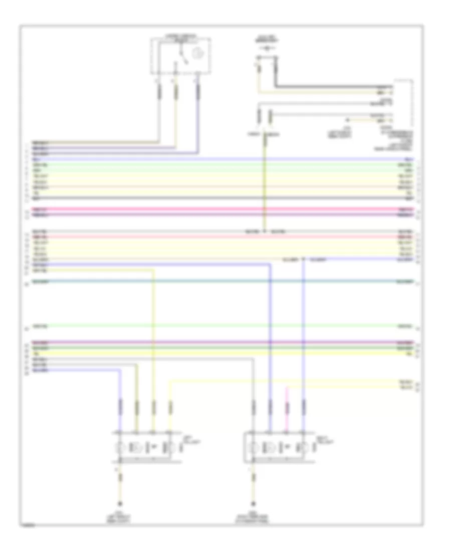 Электросхема розетки подключения прицепа и внешнего освещения (2 из 3) для BMW 335d 2011