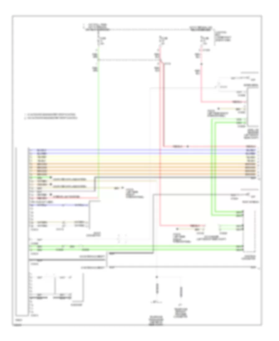 Hifi Radio Wiring Diagram, Convertible without CIC, CCC & M-ASK (1 из 2) для BMW 335d 2011