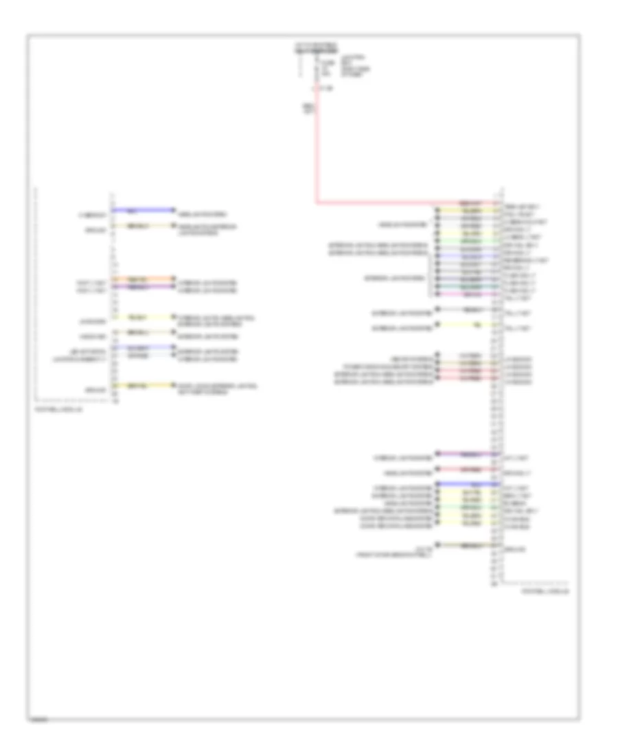 Электросхема блоков управления кузовом (1 из 2) для BMW X3 xDrive35i 2014