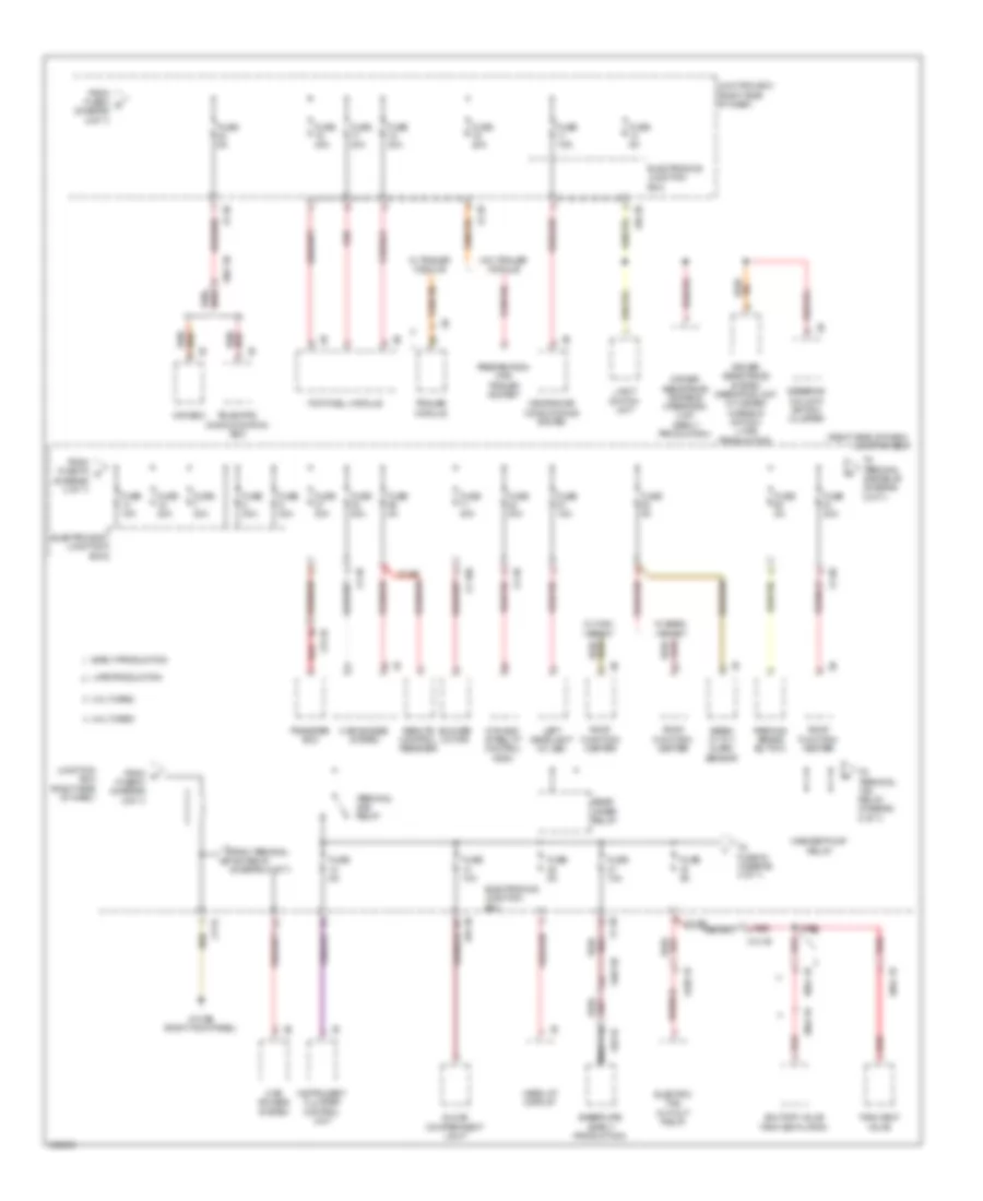 Электросхема блока предохранителей и реле (3 из 7) для BMW X3 xDrive35i 2014