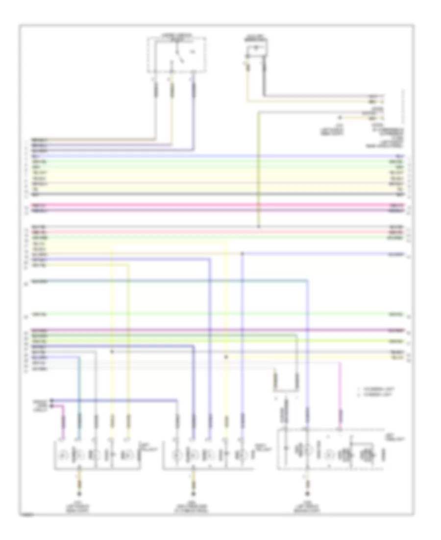 Электросхема розетки подключения прицепа и внешнего освещения, Купе (2 из 3) для BMW 335i 2011