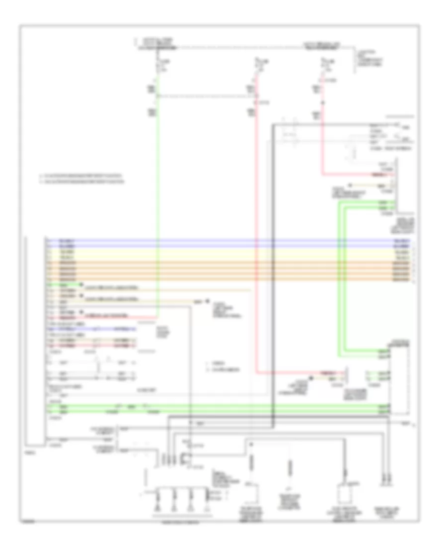 Hifi Radio Wiring Diagram, Except Convertible without CIC, CCC & M-ASK (1 из 2) для BMW 335i 2011