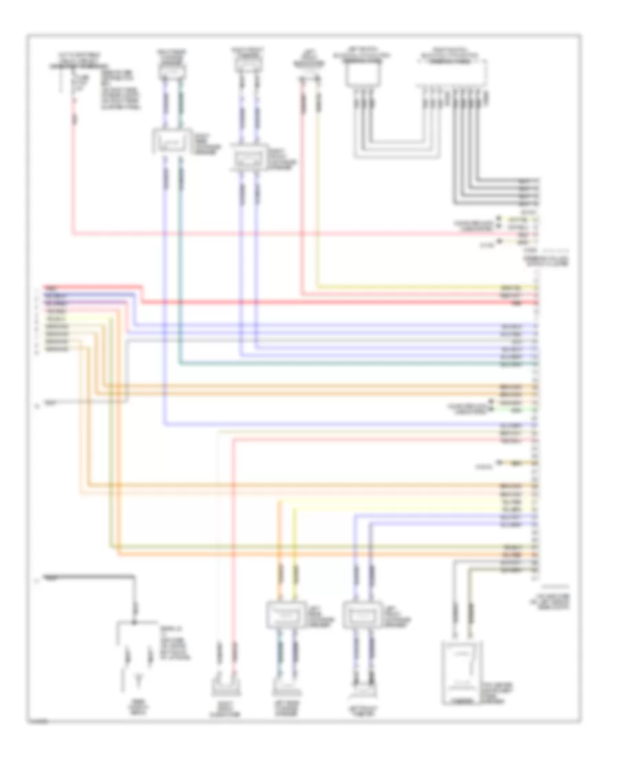 Navigation Wiring Diagram, without CIC & withВысококачественное Радио (3 из 3) для BMW X6 50i 2008