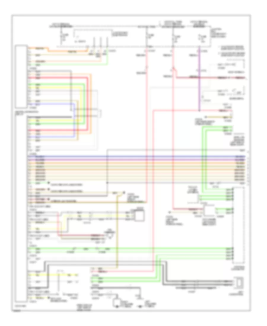 Navigation Wiring Diagram, Convertible withCCC, M-ASK & Hifi Radio (1 из 2) для BMW 335is 2011