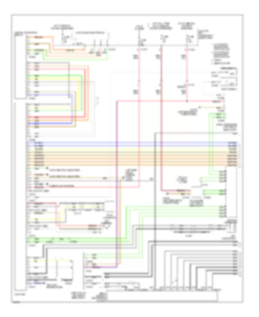 Hifi Radio Wiring Diagram, Except Convertible withCCC & M-ASK (1 из 2) для BMW 335is 2011