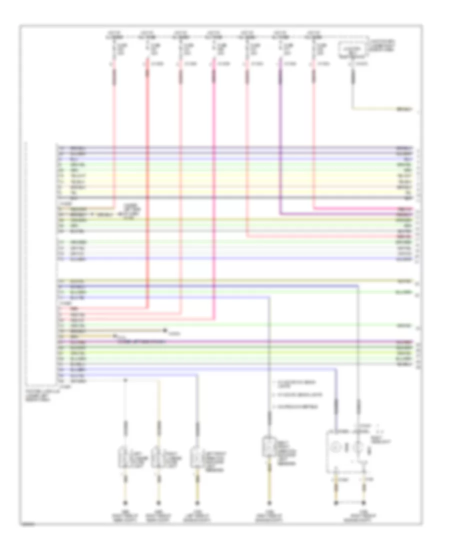 Электросхема розетки подключения прицепа и внешнего освещения (1 из 3) для BMW 128i 2009