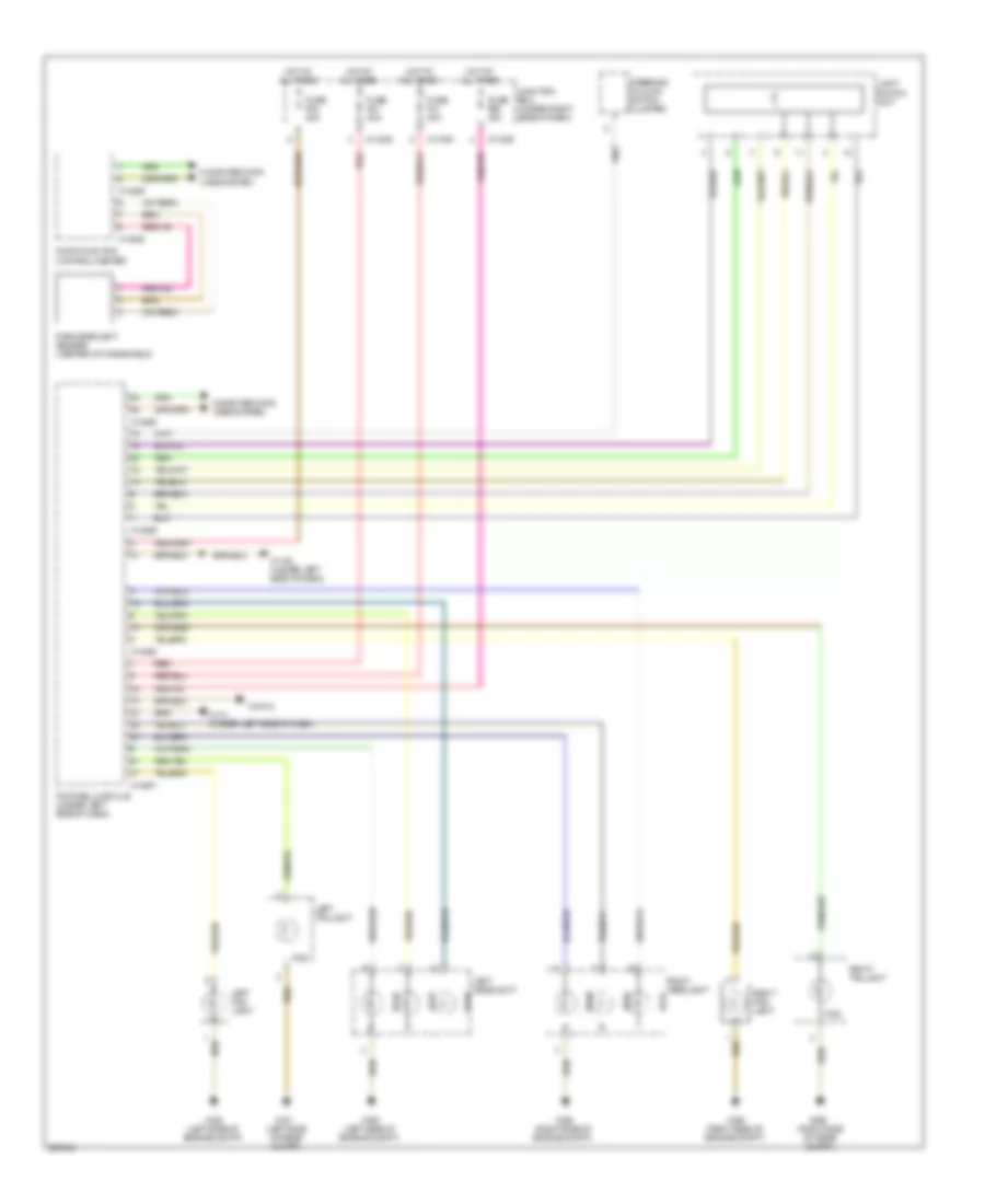 Электросхема фар, без Ксеноновые лампы для BMW 128i 2009