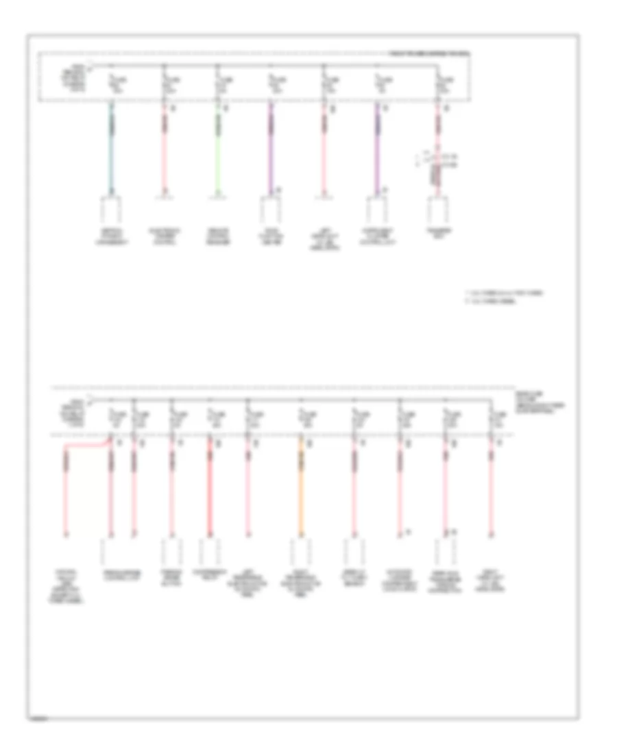 Электросхема блока предохранителей и реле (6 из 6) для BMW X5 xDrive35i 2014