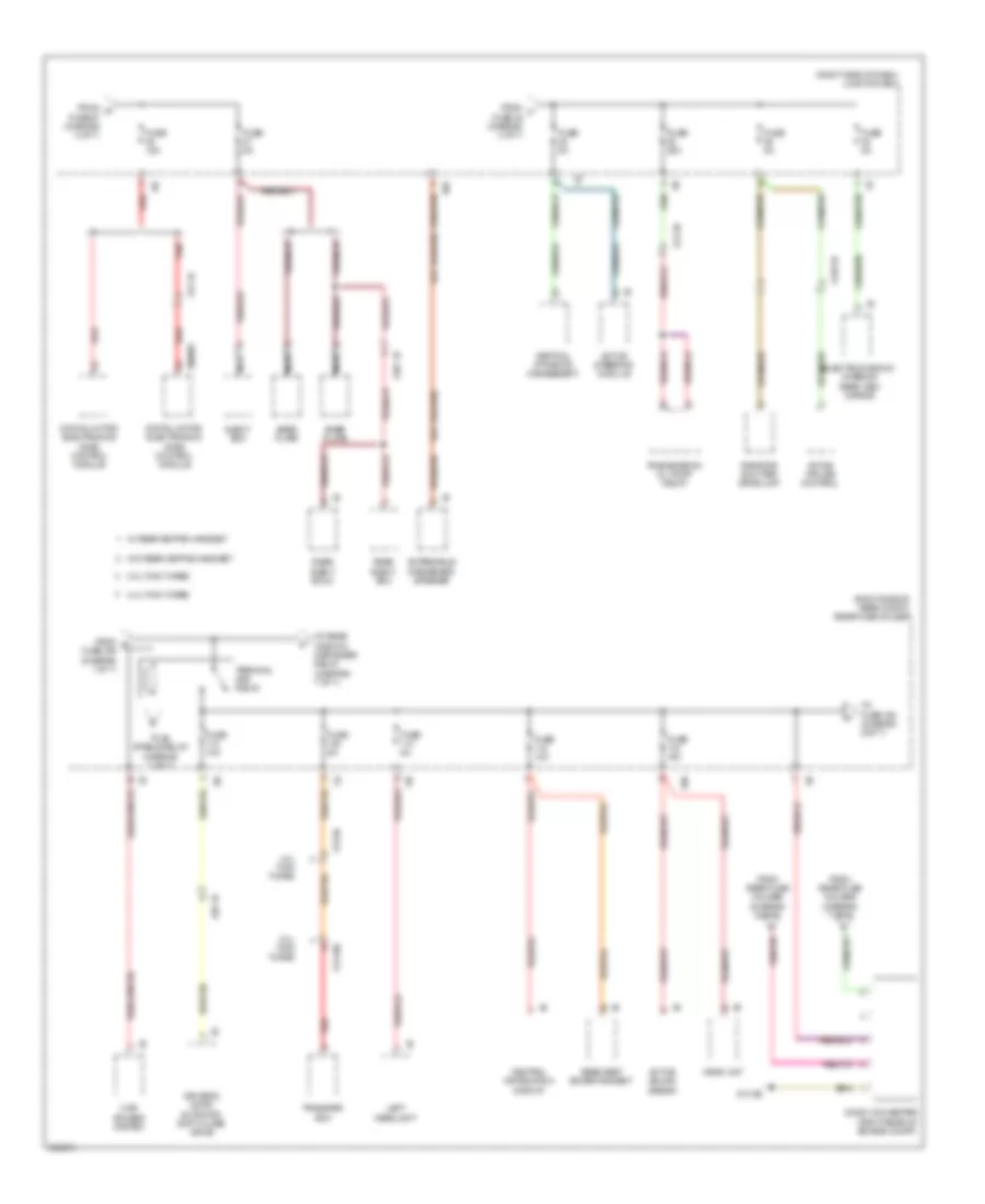 Электросхема блока предохранителей и реле (5 из 7) для BMW 640i 2012
