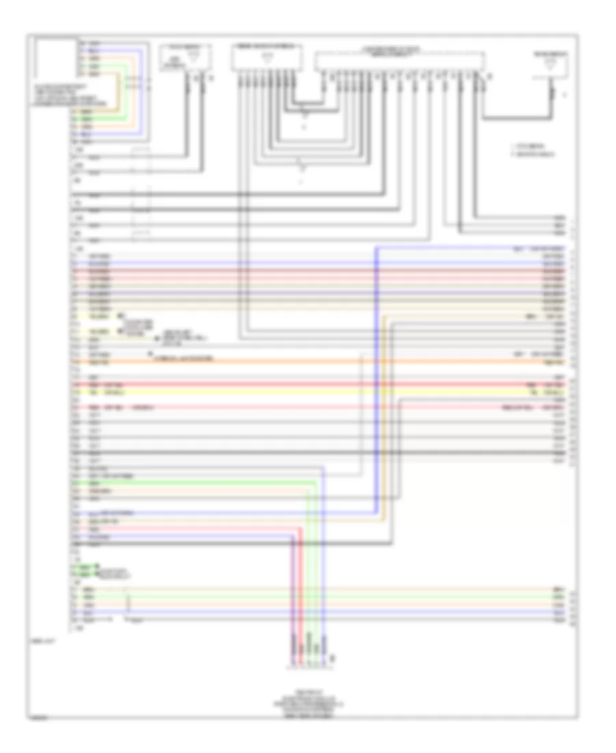 Navigation Wiring Diagram, withHifi Radio  Active Sound Design (1 из 6) для BMW 320i 2014