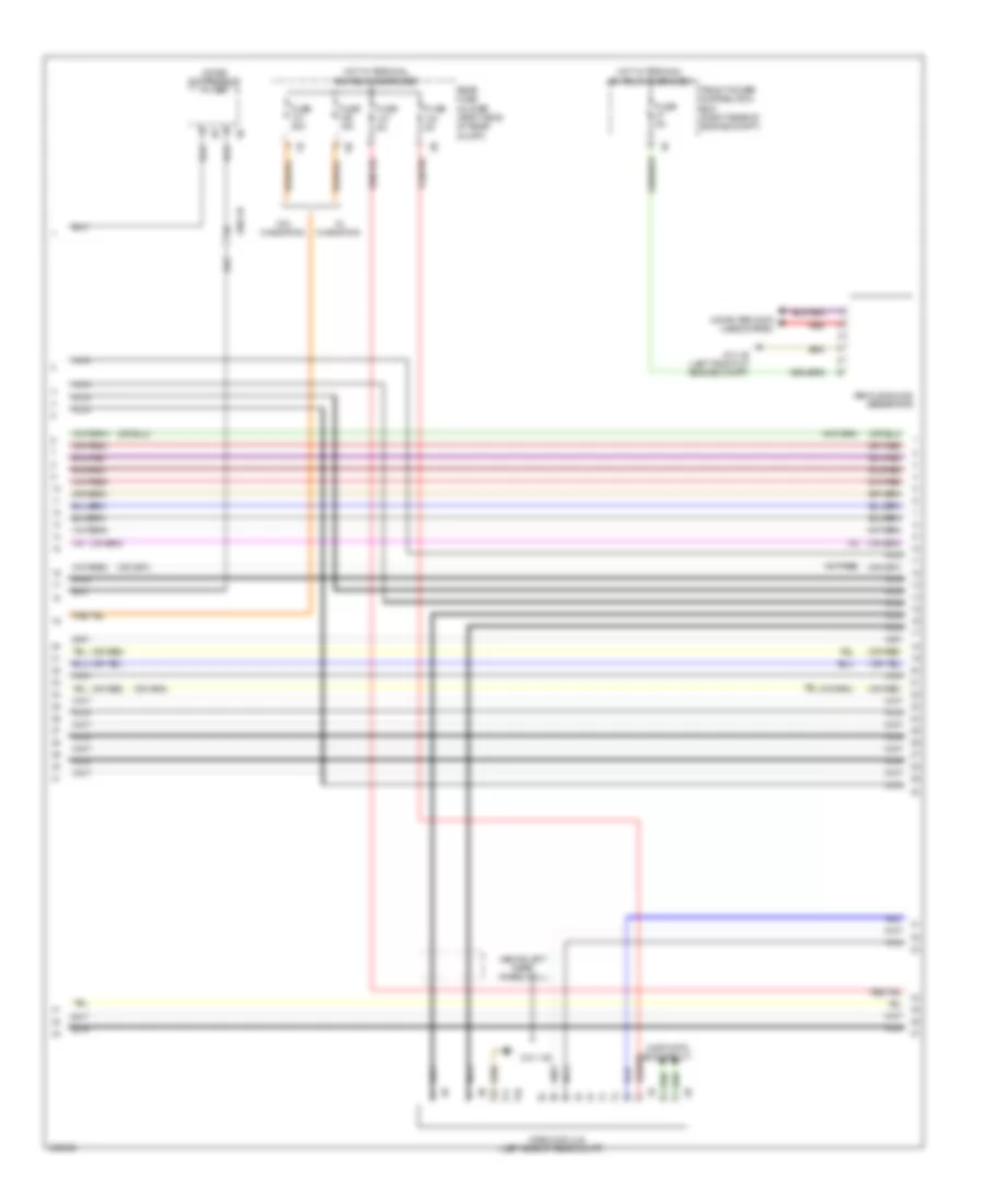 Navigation Wiring Diagram, without Hifi Radio  Active Sound Design (2 из 4) для BMW 320i 2014