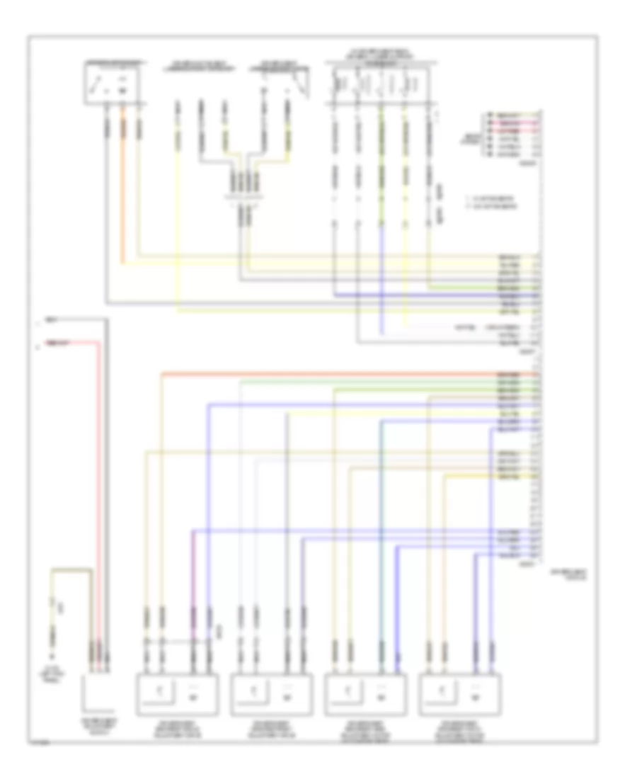 Электросхема памяти водительского сиденья, С Поясничная Поддержка (2 из 2) для BMW X6 M 2014