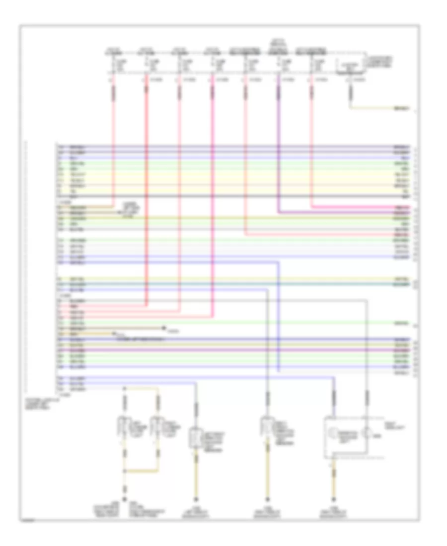 Электросхема розетки подключения прицепа и внешнего освещения (1 из 3) для BMW 135is 2013