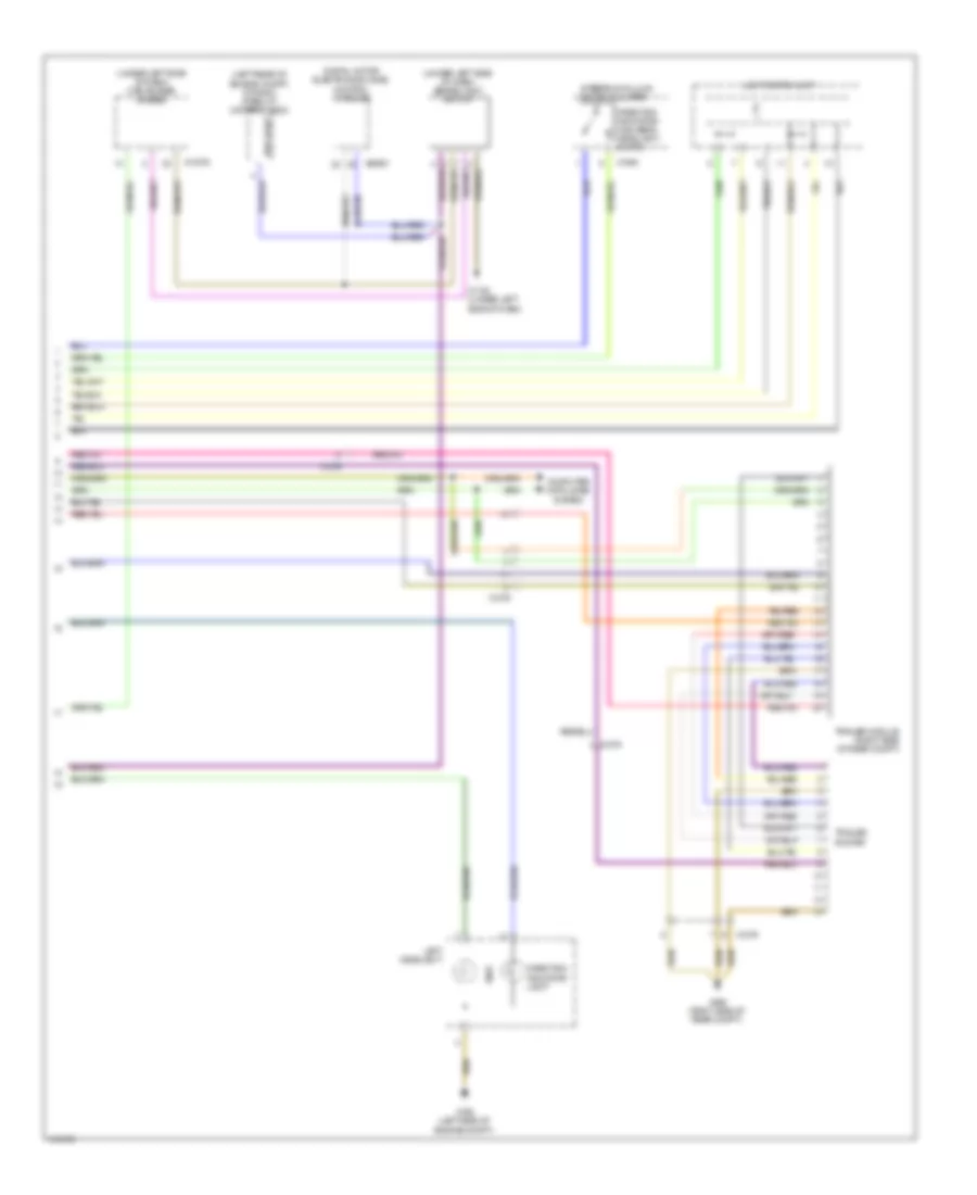 Электросхема розетки подключения прицепа и внешнего освещения (3 из 3) для BMW 135is 2013